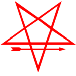 Averse pentagram proper to invoke air