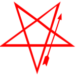 Adverse pentagram that invoketh earth.
