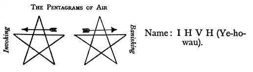 Invoking and Banishing Pentagrams of Air