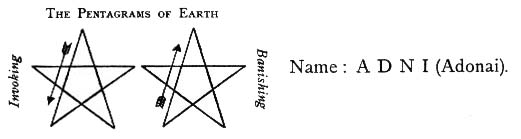 Invoking and Banishing Pentagrams of Earth
