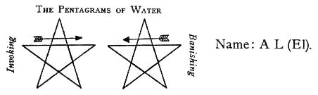 Invoking and Banishing Pentagrams of Water